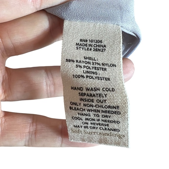 Soft Surroundings Annika Velvet Aster Grey Floral Midi Dress, Small - Picture 9 of 12